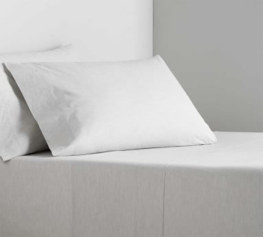 Spencer Washed Cotton Organic Pillowcases, King S/2, White - Image 5