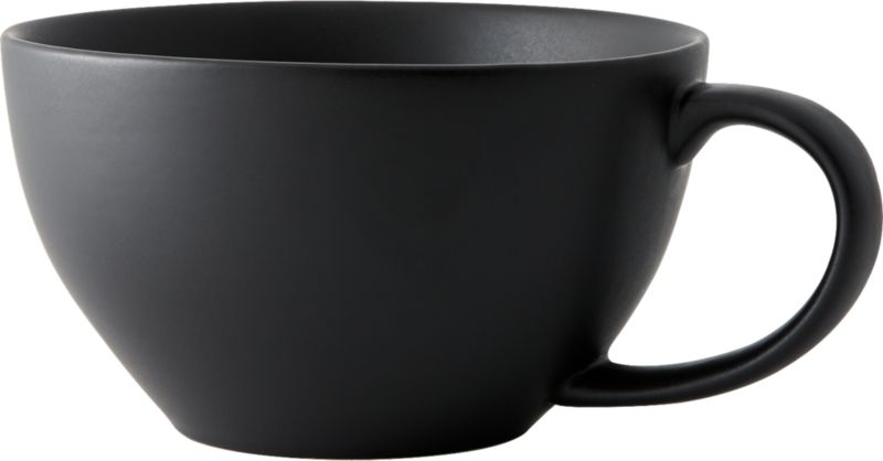 Crisp Matte 4-Piece Black Dinnerware Set - Image 9