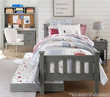 Kendall Bed, Twin, Simply White, UPS - Image 1