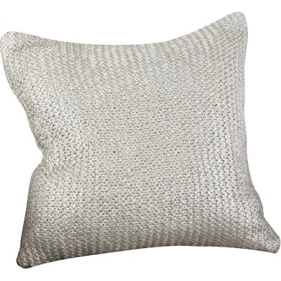 Hiran Knitted Cotton Throw Pillow - Image 0