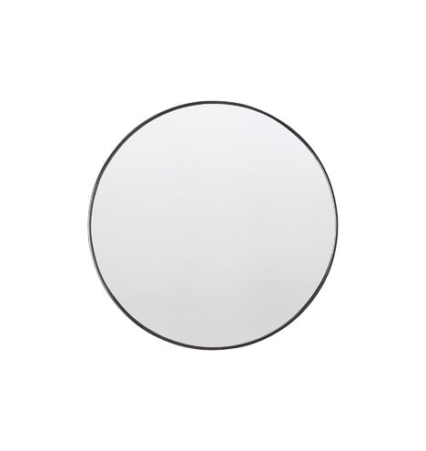 24" Round Metal Framed Mirror - Image 0