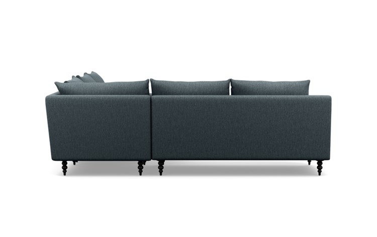 Sloan Corner Sectional with Rain Fabric and Matte Black legs - Image 3