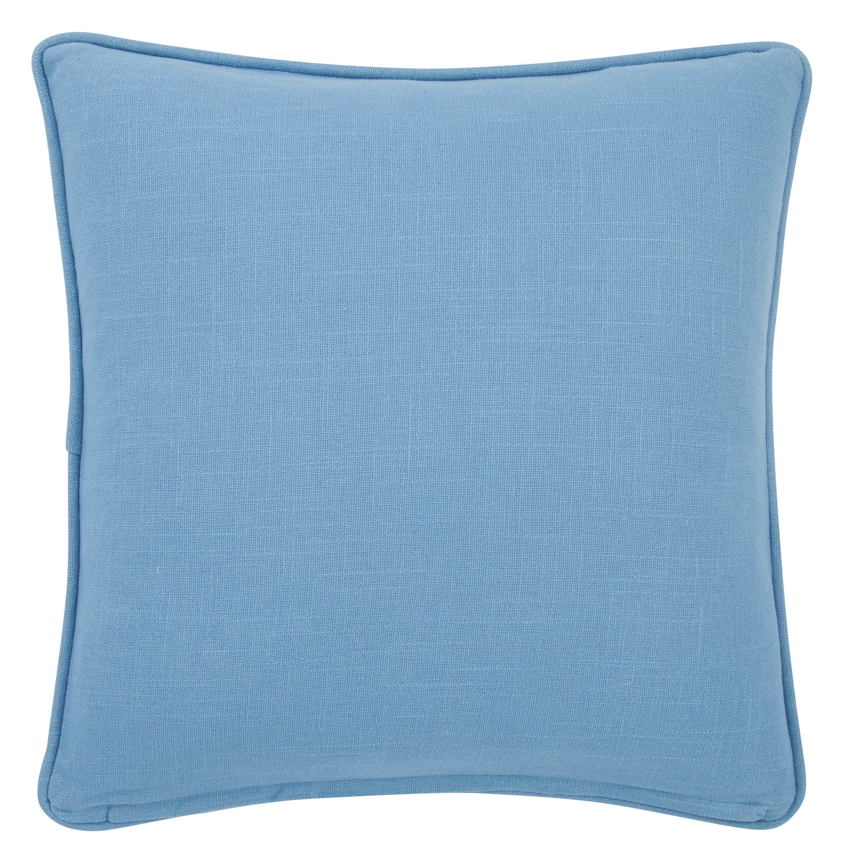 Design (US) Blue 18"X18" Pillow, poly insert - Image 1