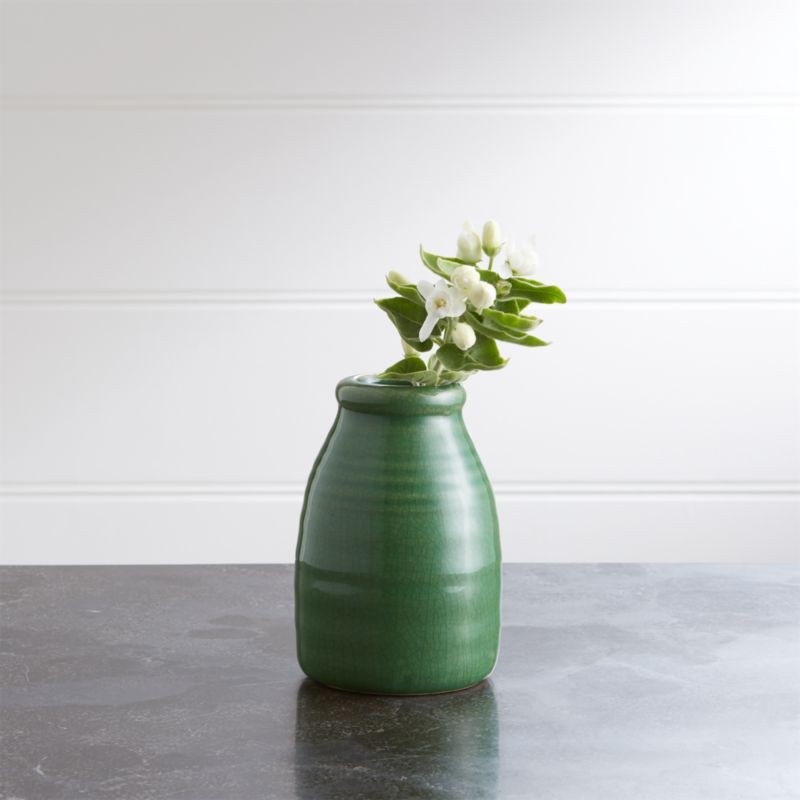 Patine Pot Ceramic Bud Vase - Image 3