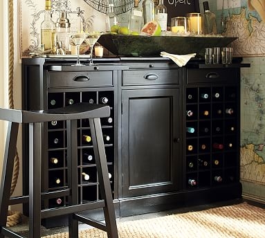 Modular Bar Buffet, Black - Image 1