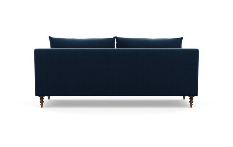 Sloan Sofa with Sapphire Fabric and Oiled Walnut legs - Image 3