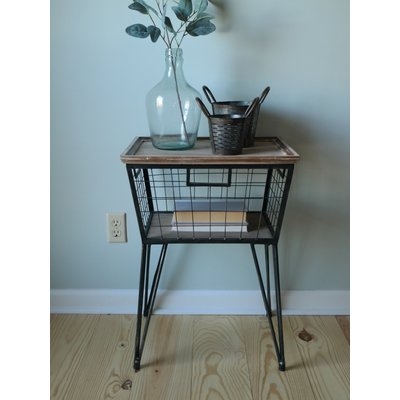 Hinckley Industrial End Table with Storage - Image 0