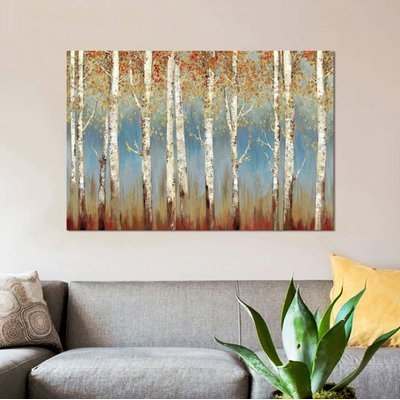 'Falling Embers I' Print on Canvas - Image 0
