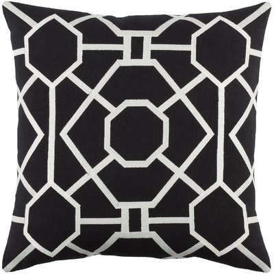 Gilchrist Cotton Geometric Throw Pillow Cover - 18" - Image 0