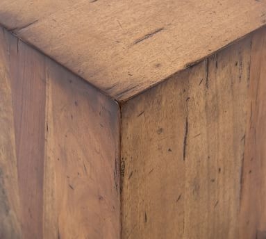 Parkview Reclaimed Wood Accent Cube - Image 2
