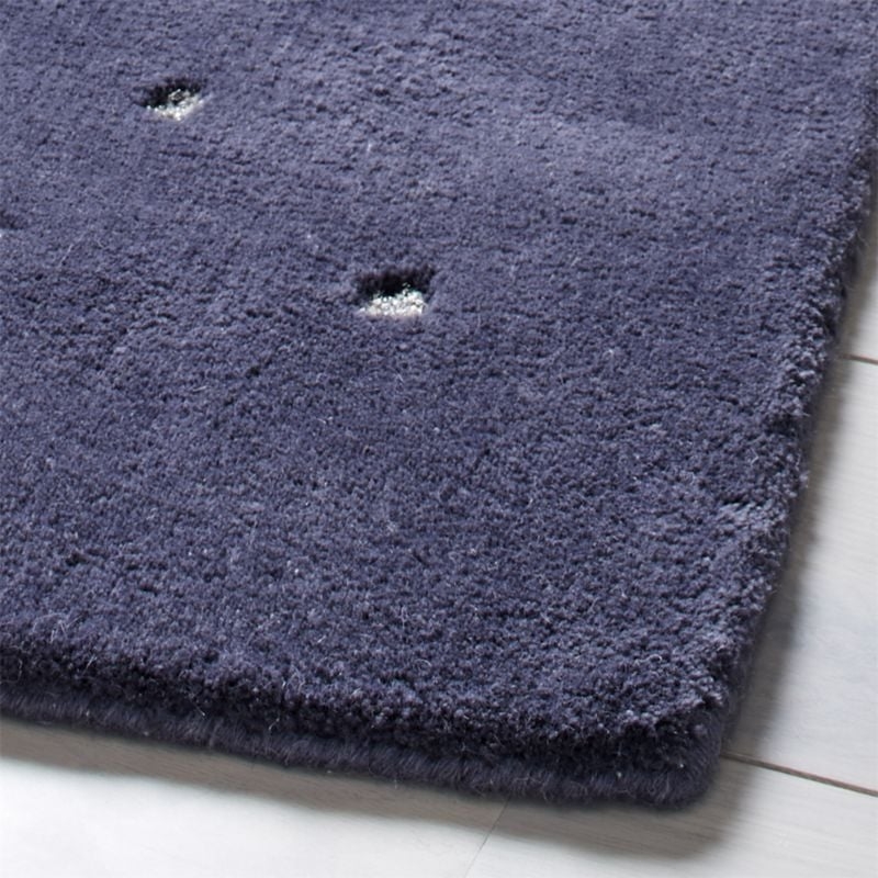 Dark Blue Outer Space Kids Rug 4x6 - Image 4