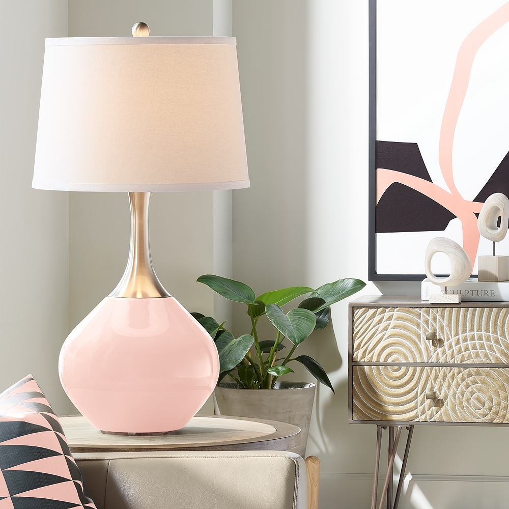 Rose Pink Spencer Table Lamp - Style # 26P14 - Image 0