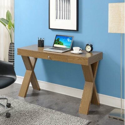 Grovetown Solid Wood Campaign Writing Desk - Image 0