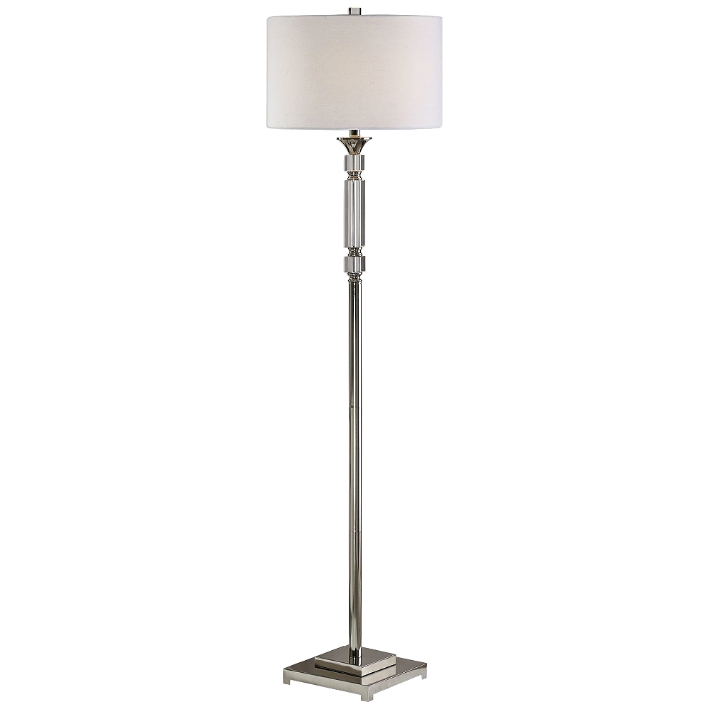 Uttermost Volusia Polished Nickel Plated Floor Lamp - Style # 41C21 - Image 0