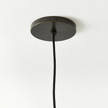 Duo Walled Pendant, Single, Black Oxide/Clear - Image 3