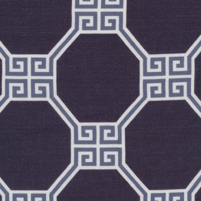 Fabric By The Yard, 1 Yard, Schumacher Octavia, Blue - Image 0