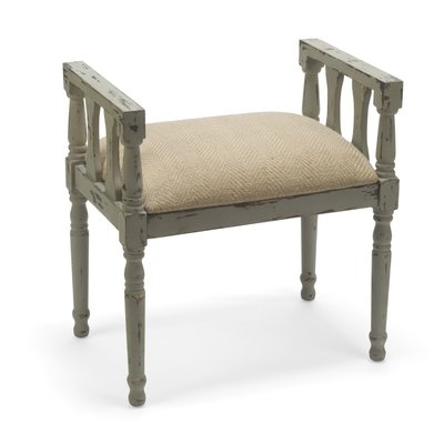 Wightman French Country Style Vanity Stool - Image 0