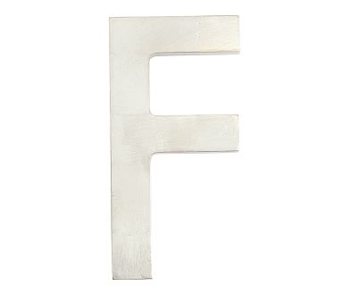 Champagne Laquer Letter F - Image 0