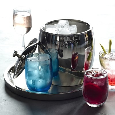 Double-Wall Stainless-Steel Insulated Ice Bucket - Image 1