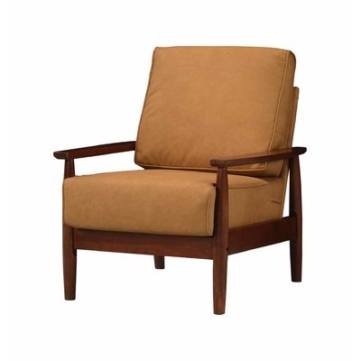 Janes 29" W Faux Leather Armchair - Image 0