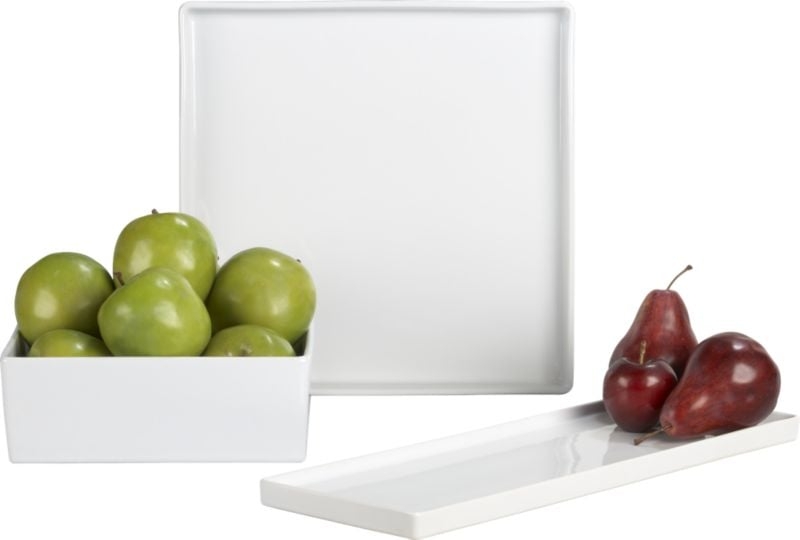 Bento Square White Serving Platter - Image 6