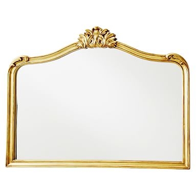Ornate Filigree Mirrors, 24.75"x32.75", Brass - Image 0