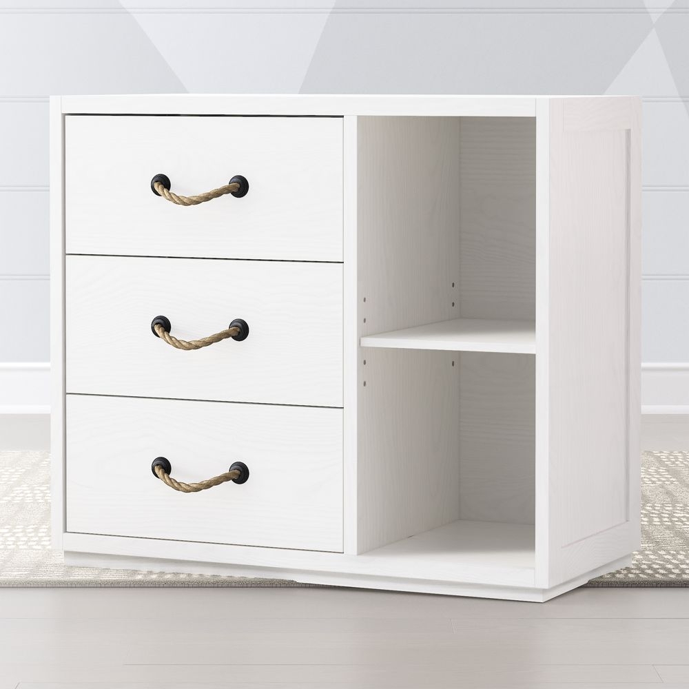 Kids Topside White 3-Drawer Dresser - Image 0