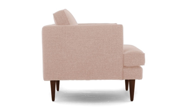 Pink Preston Mid Century Modern Chair - Key Largo Blush - Mocha - Image 1