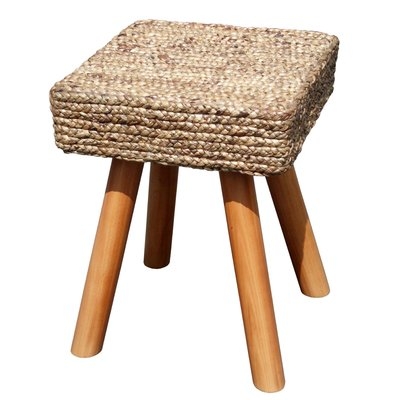 Island Woven Square Accent Stool - Image 0