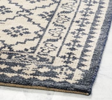 Gwyn Hand Knotted Rug, 8x10', Charcoal Multi - Image 1