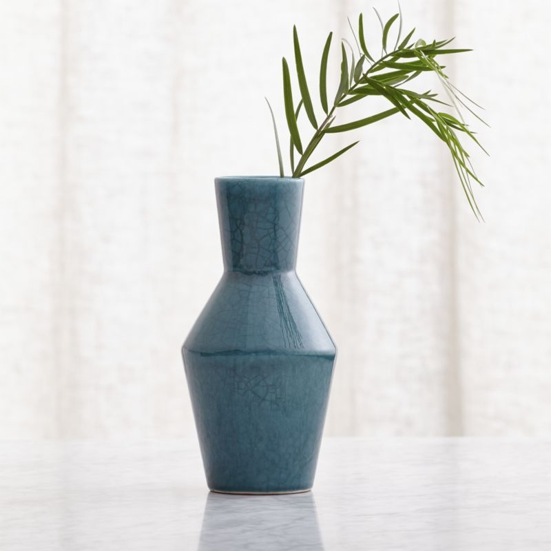 Mireya Teal Vase - Image 1