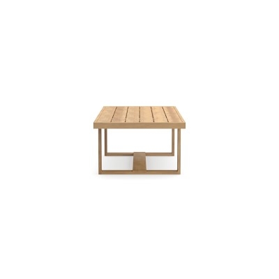 Ojai Outdoor Rectangular Coffee Table, Teak, Natural - Image 2