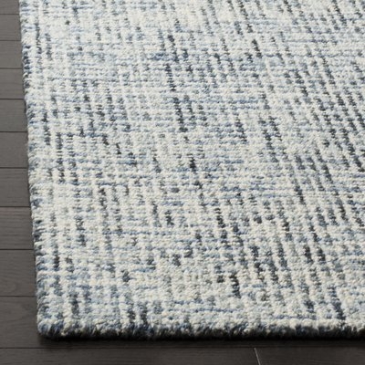 Port St. Joe Hand-Tufted Blue/Charcoal Area Rug - Image 0