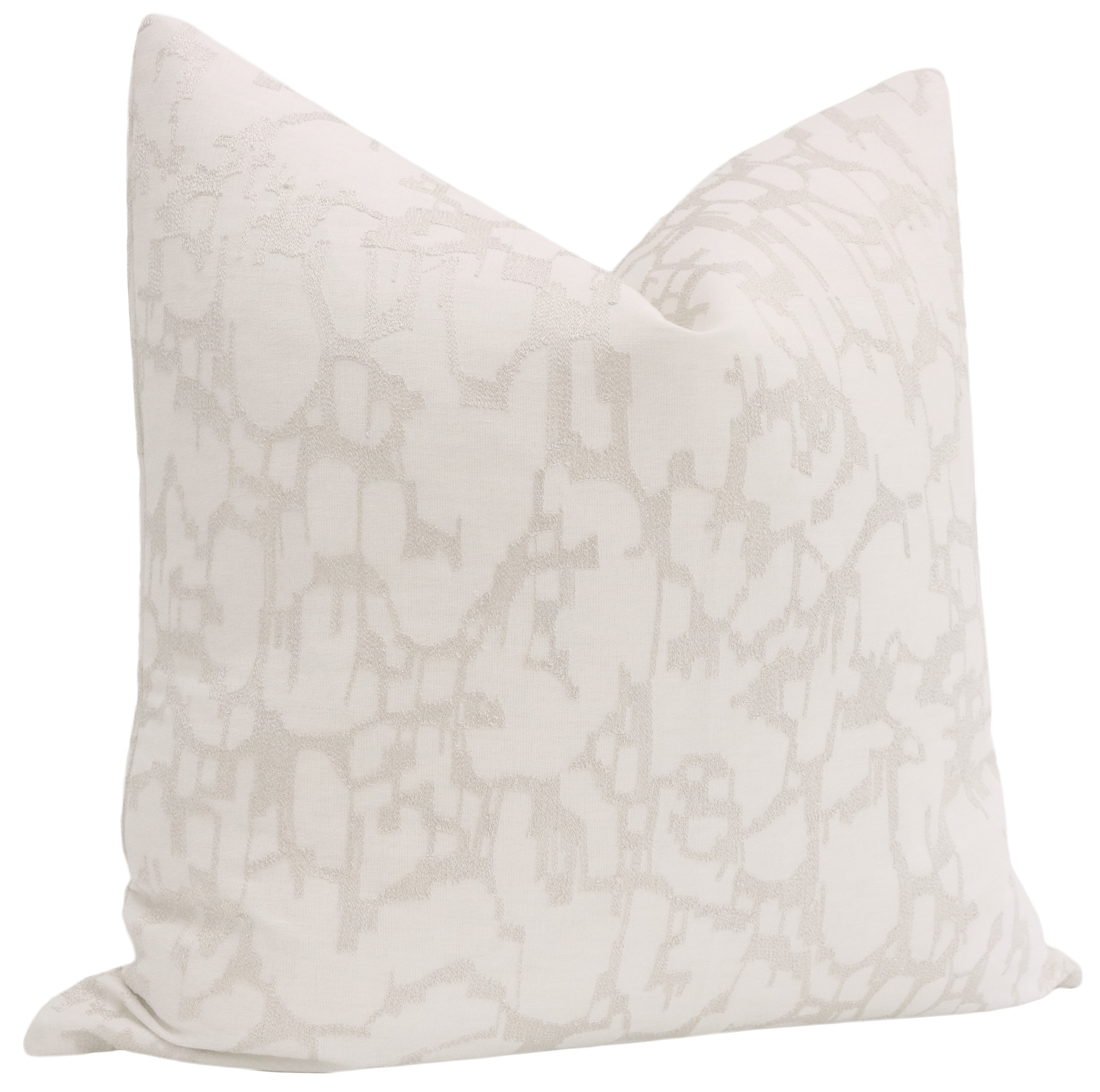 Pastiche Linen Pillow, Cashmere, 20"x 20" - Image 1