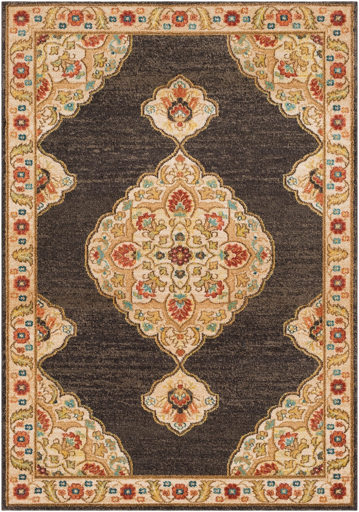 Masala Market Brown Indoor 8'10" x 12'6" Machine Woven Rug - Image 0