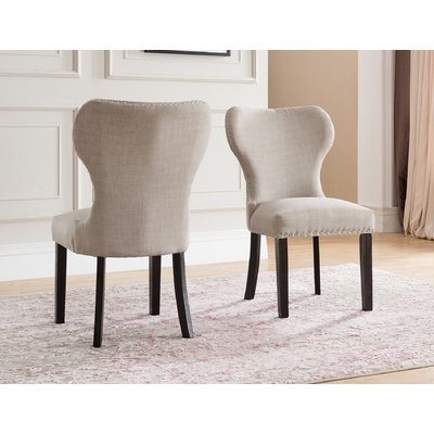 Swanston Wing Back Upholstered Dining Chair (set of 2) - Image 0