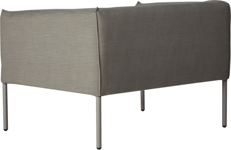 Novara Lounge Chair Grey - Image 5