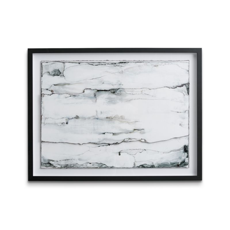 "Nimbus Dimensional" Framed Paper Abstract Wall Art Print 32.75"x42.75" by Norman Wyatt Jr. - Image 2