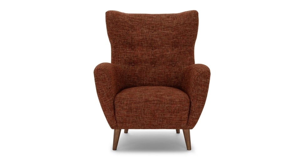 Mod Orange Spice Armchair - Image 1