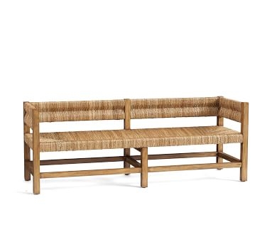 Malibu Woven Bench, Honey - Image 5