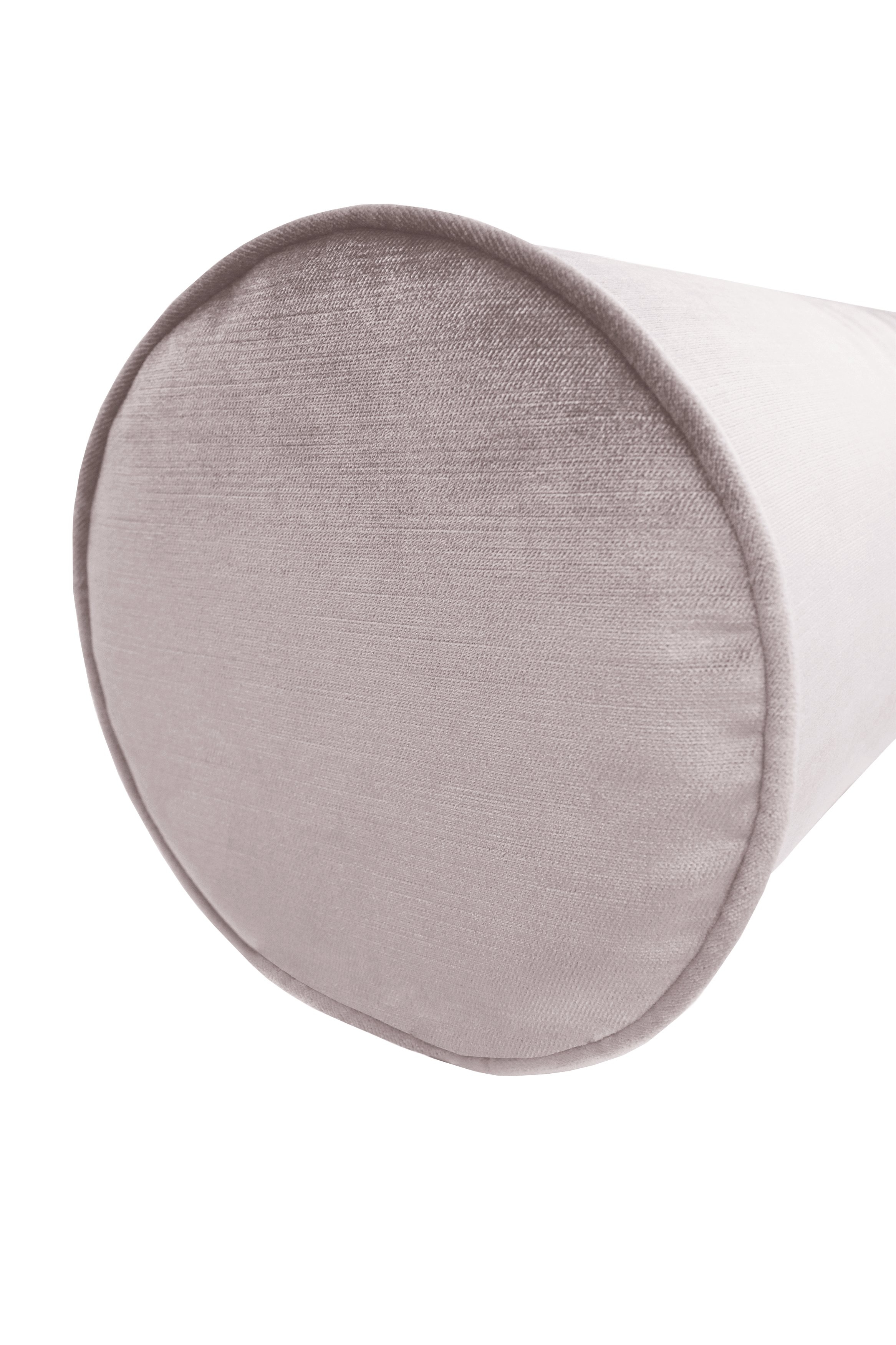 THE BOLSTER :: FAUX SILK VELVET // SMOKEY LAVENDER - Sample 4" X 4" - Image 3