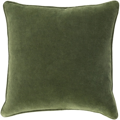 Baylie Cotton Velvet Throw Pillow - Image 0
