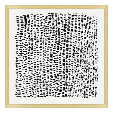 Animal Pattern Framed Art, black/gold frame, 30"x30" - Image 0