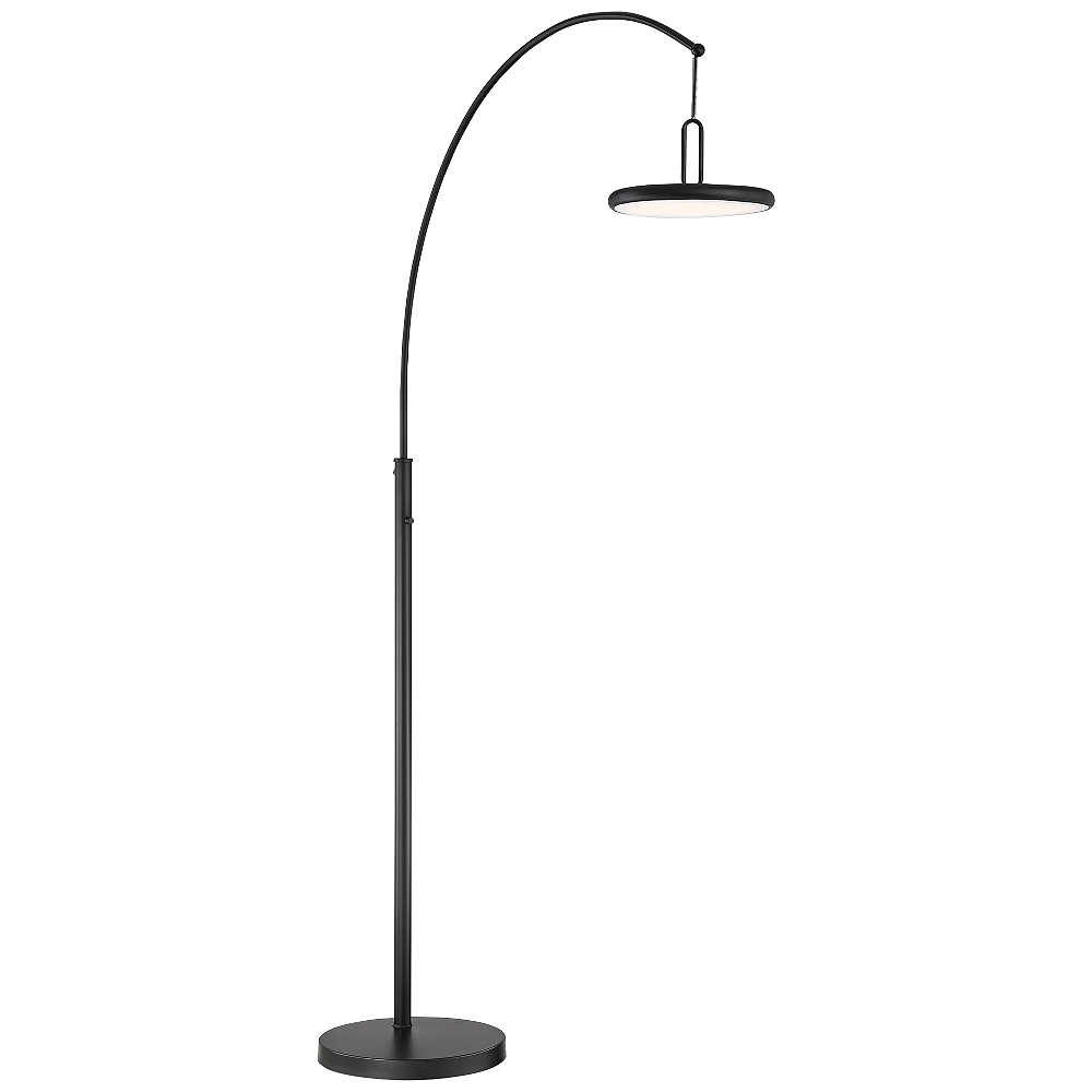 Lite Source Sailee Black LED Arc Floor Lamp - Style # 69F80 - Image 0