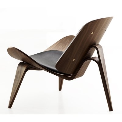 Basswood Lounge Leather Lounge Chair - Image 0