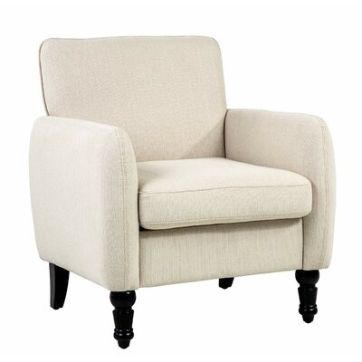 Bekbele Modern Fabric Accent Arm Chair-Beige - Image 0