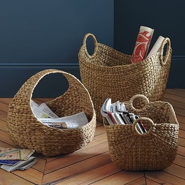 Curved Basket, Large, Tobacco - Image 2