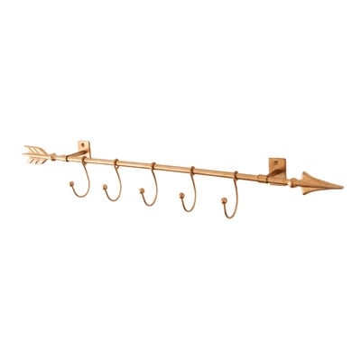 Dority Wall Mount Arrow with Hooks - Image 0