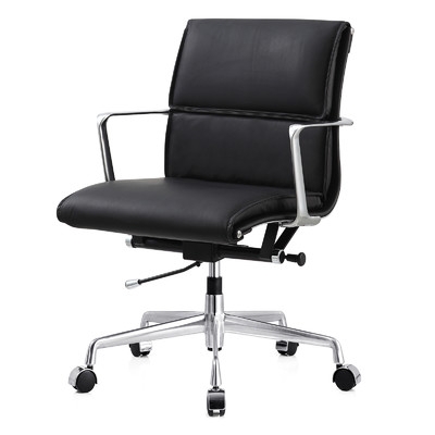 Italian Leather Office Chair - Image 0