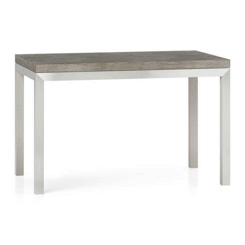Parsons Concrete Top/ Stainless Steel Base 60x36 Dining Table - Image 6